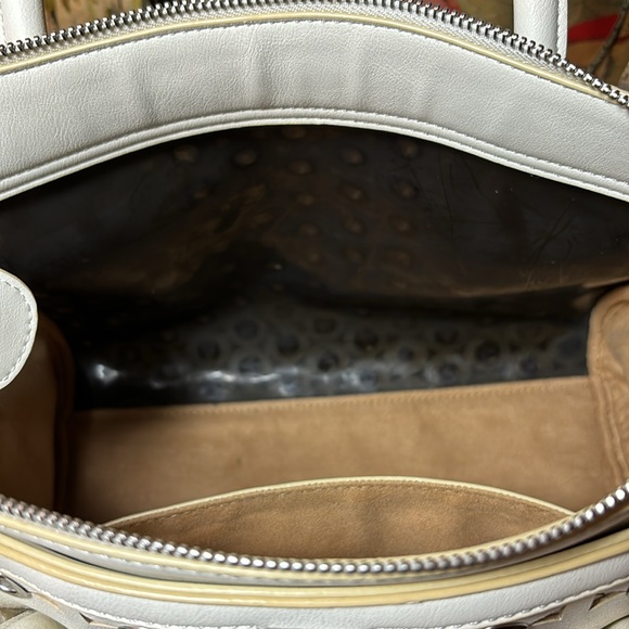 Sam Edelman Satchel Shoulder Crossbody Strap Leather Silver Rivets 10.5”x5.5”x3” - Picture 9 of 16